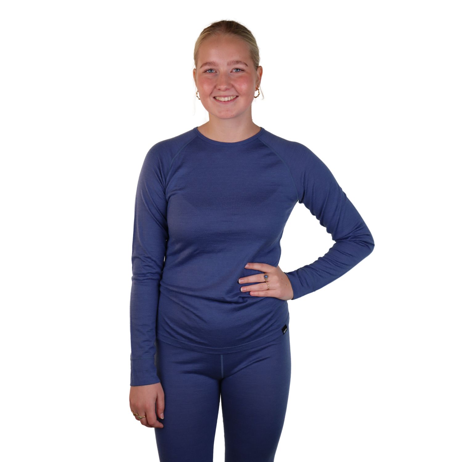 Helios Merino One, maillot thermique, femmes, bleu