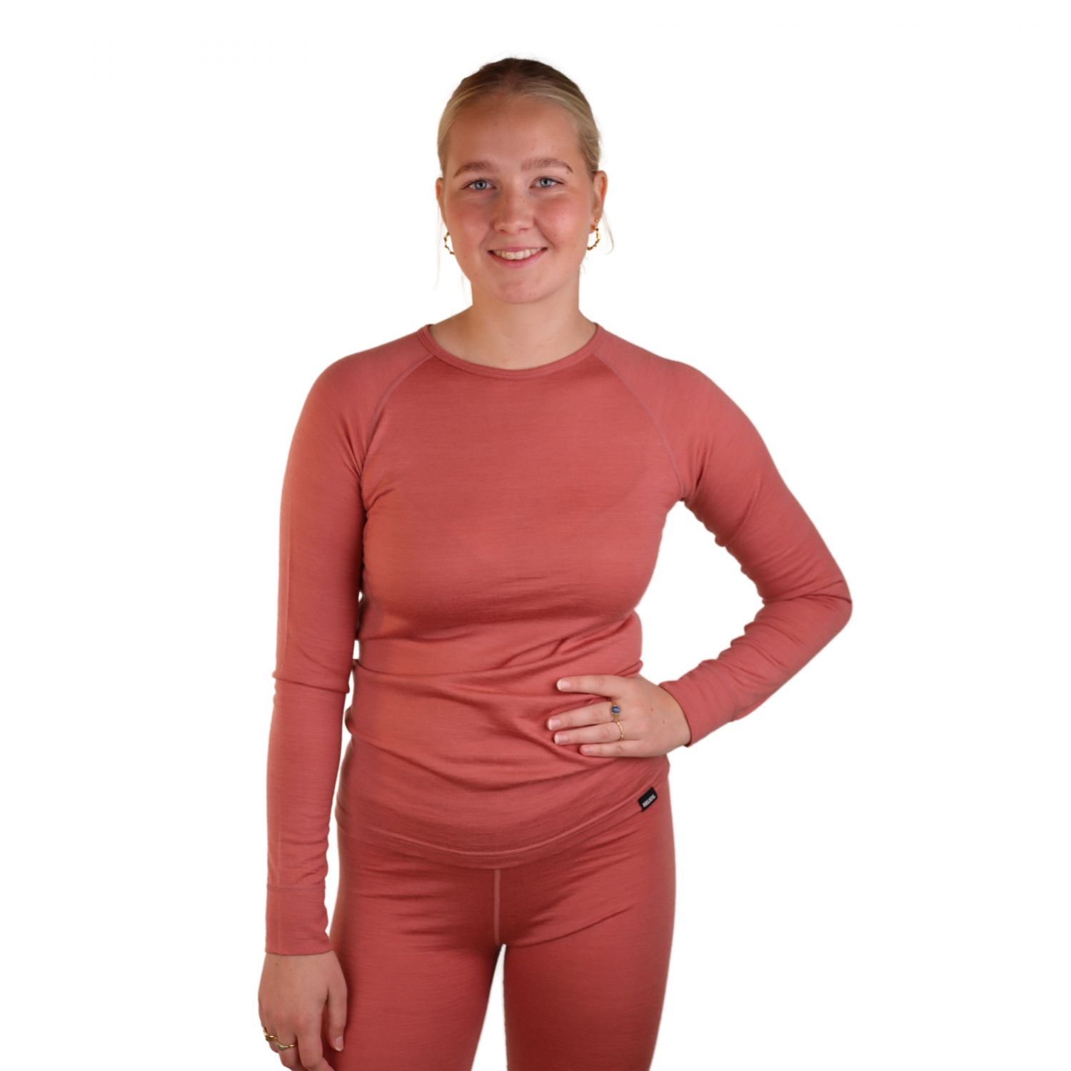 Helios Merino One, maillot thermique, femmes, rose