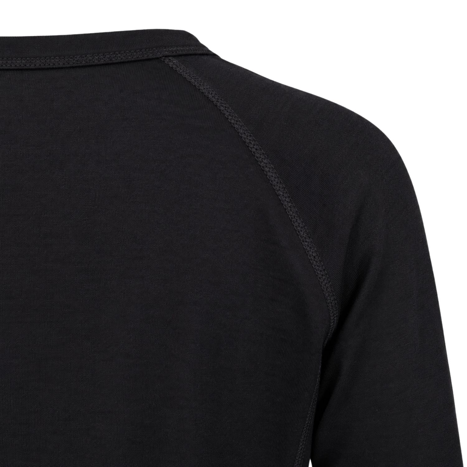 Helios Merino One, maillot thermique, junior, noir