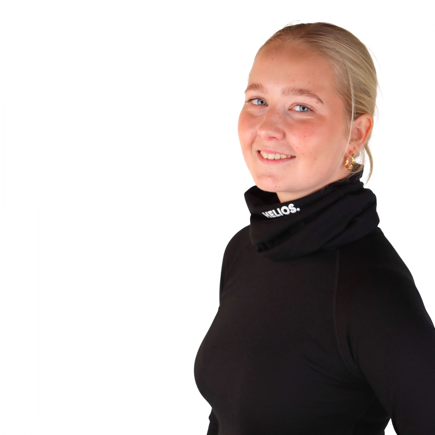 Helios Merino One, neck warmer, black