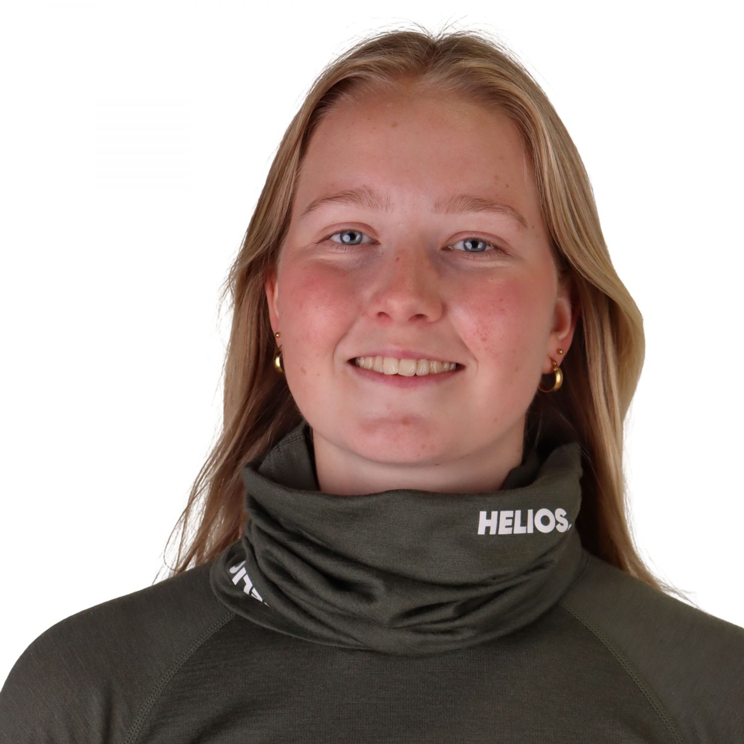 Helios Merino One, neck warmer, green