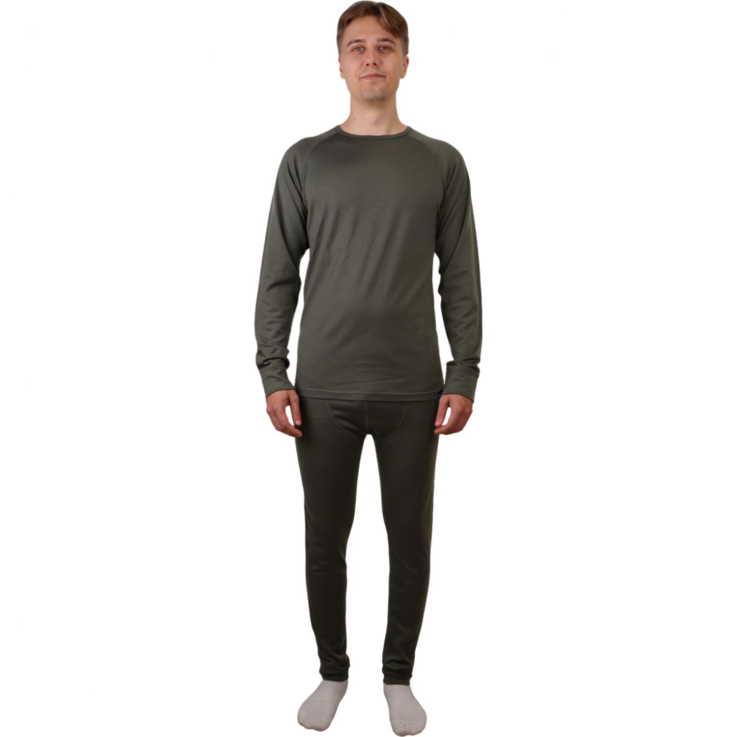 Helios Merino One, Skiundertröja, Herr, Grön