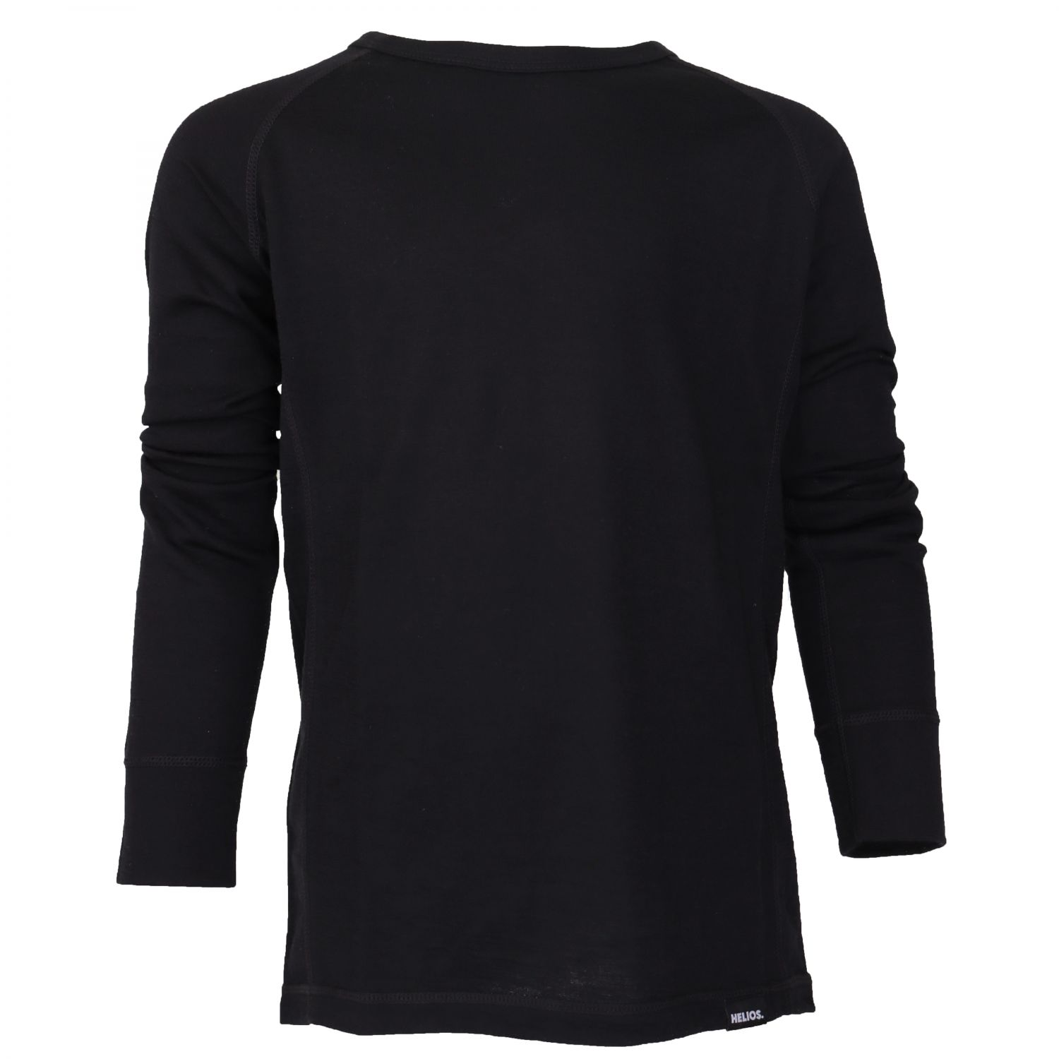 Helios Merino One, thermoshirt, junior, zwart