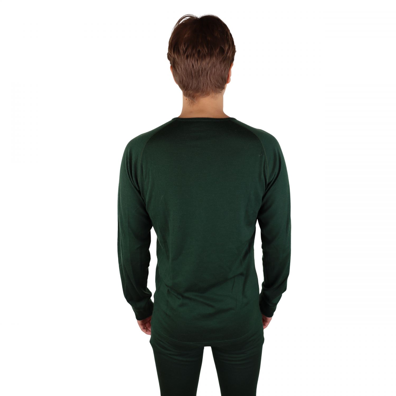 Helios Merino One, thermoshirt, meneer, donkergroen