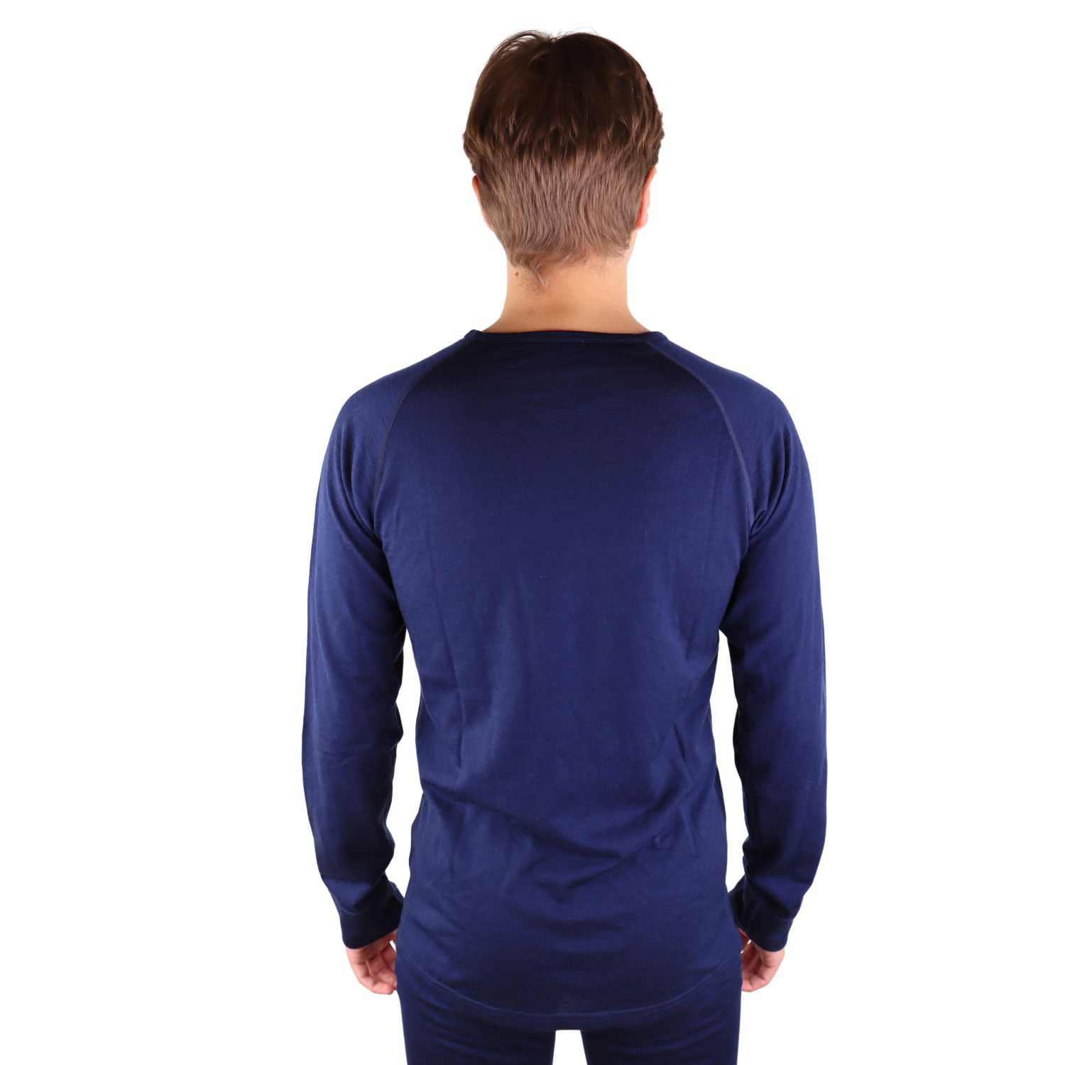 Helios Merino One, thermoshirt, meneer, navy