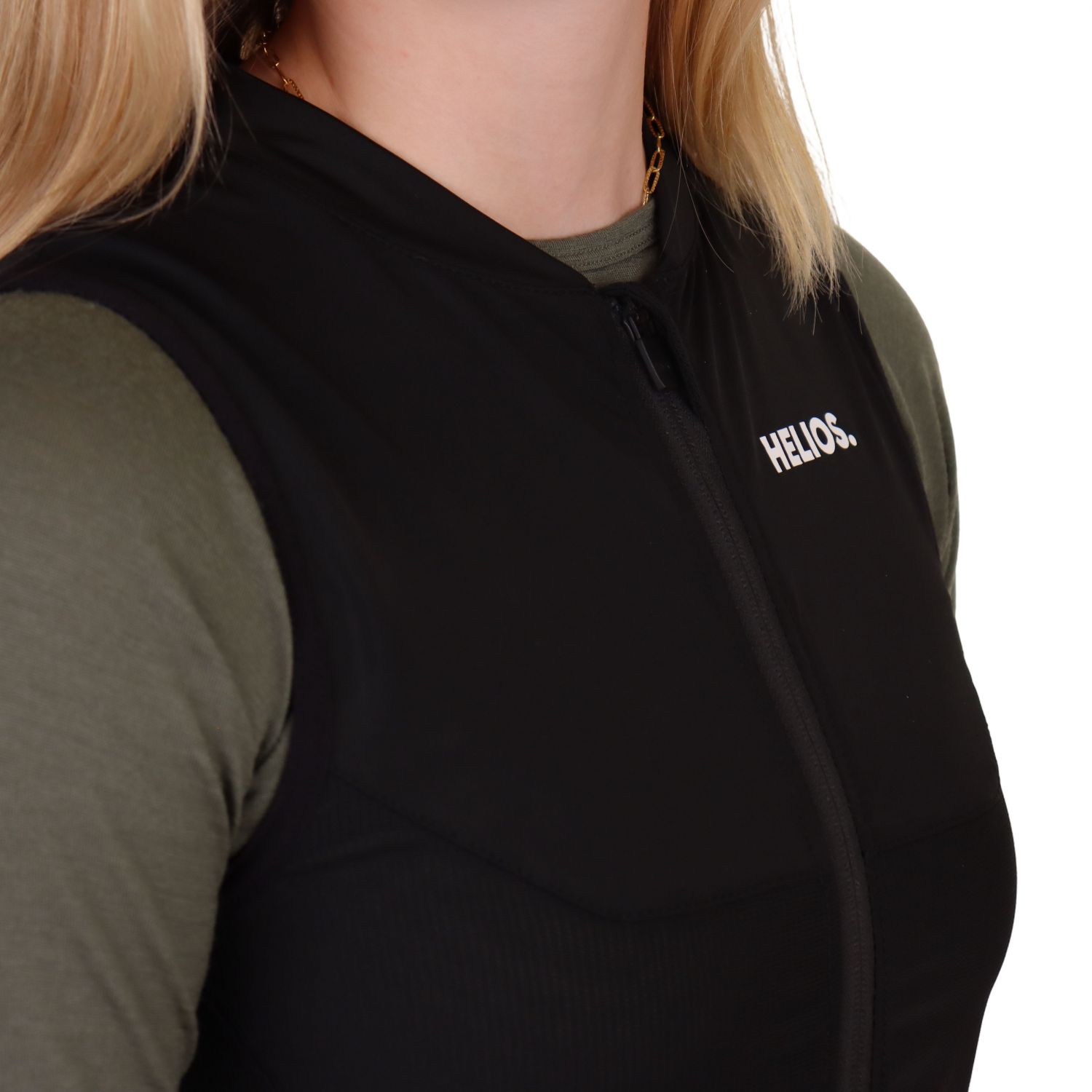 Helios Peak Shield Vest, ochraniacz pleców, czarny/?ó?ty