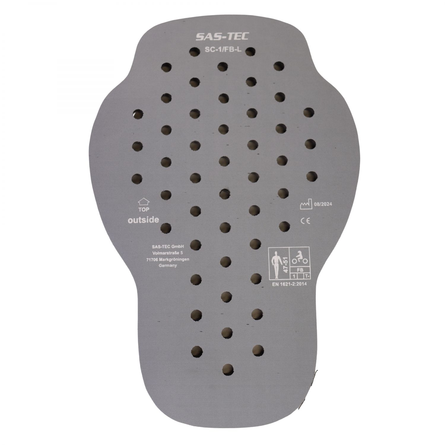 Helios Peak Shield Vest, rugbeschermer, zwart/geel