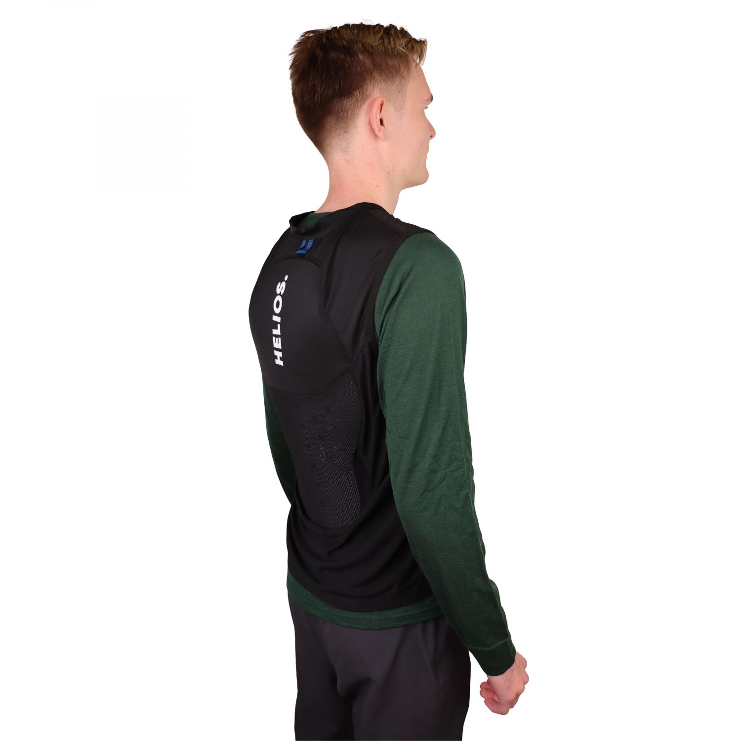 Helios Peak Shield Vest, Ryggplate, Black/Yellow