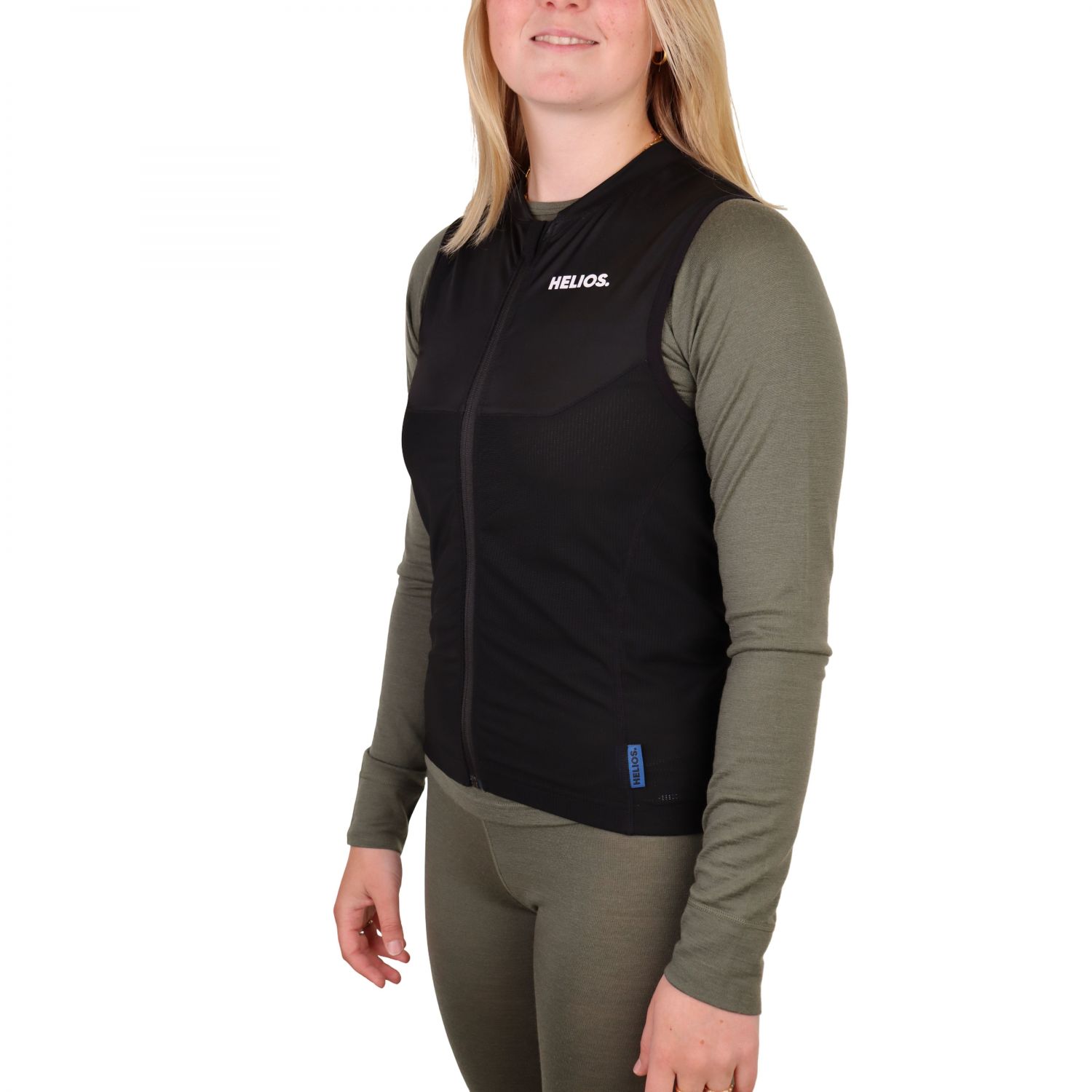Helios Peak Shield Vest, zadný štít, čierna