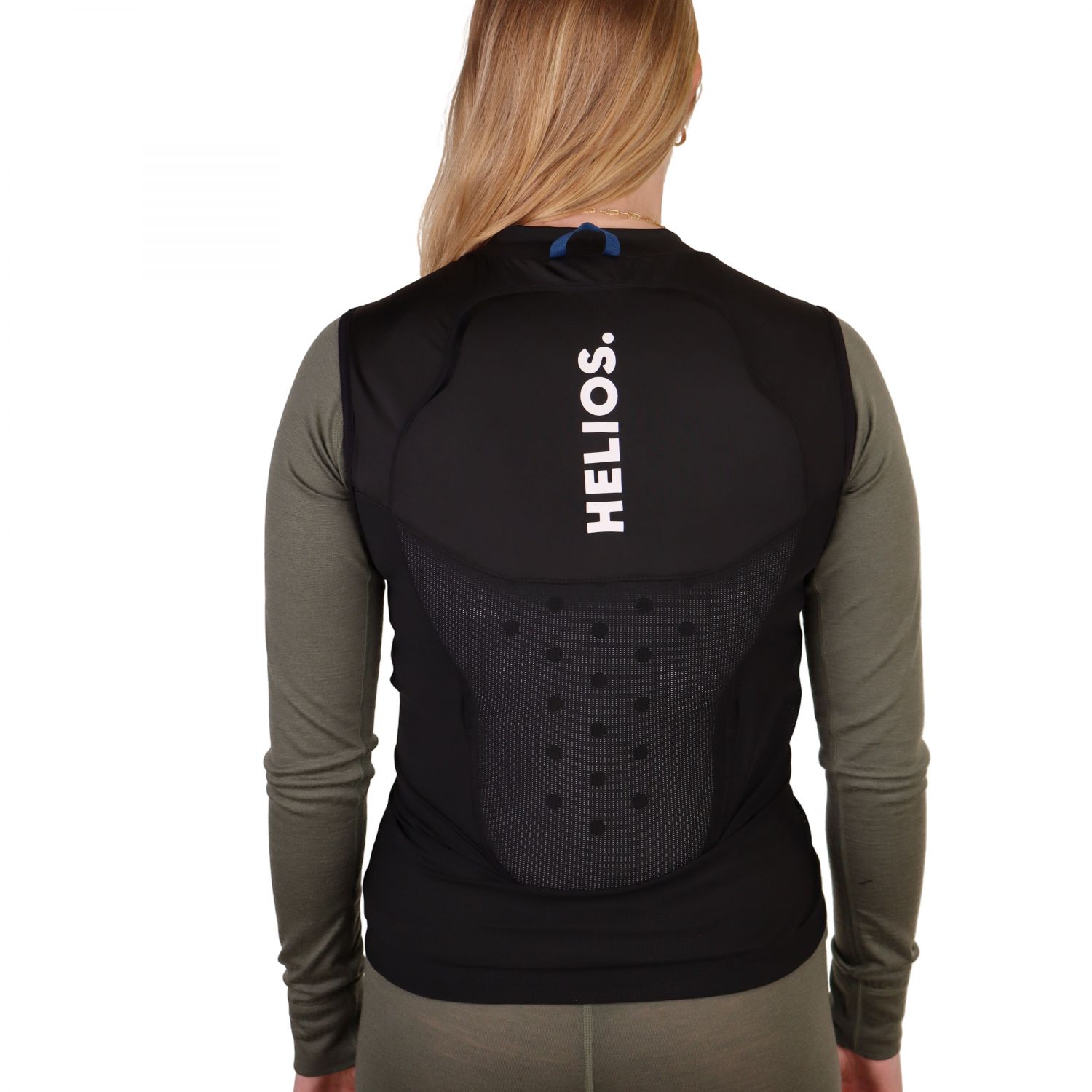 Helios Peak Shield Vest, zadný štít, čierna