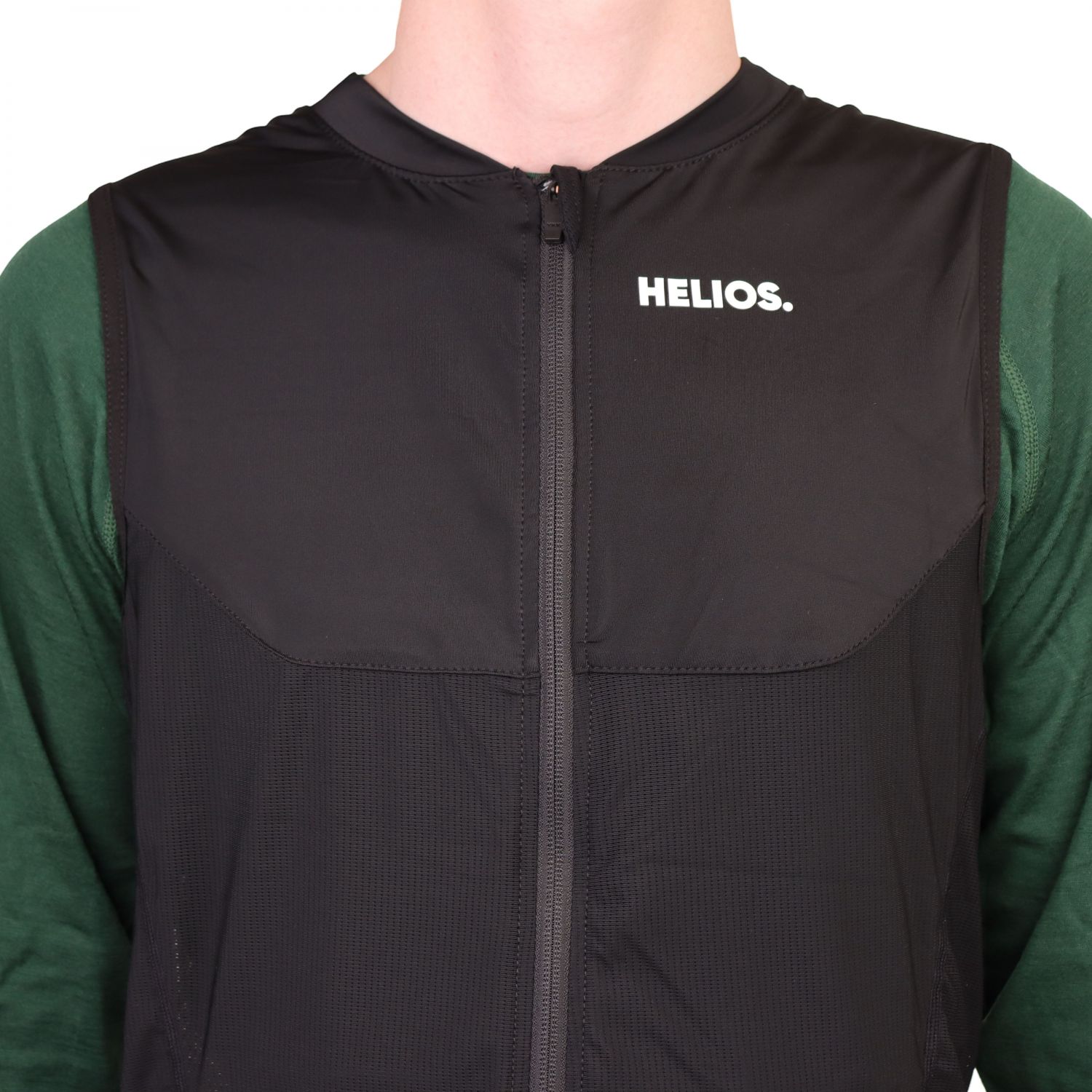 Helios Peak Shield Vest, zadný štít, čierna