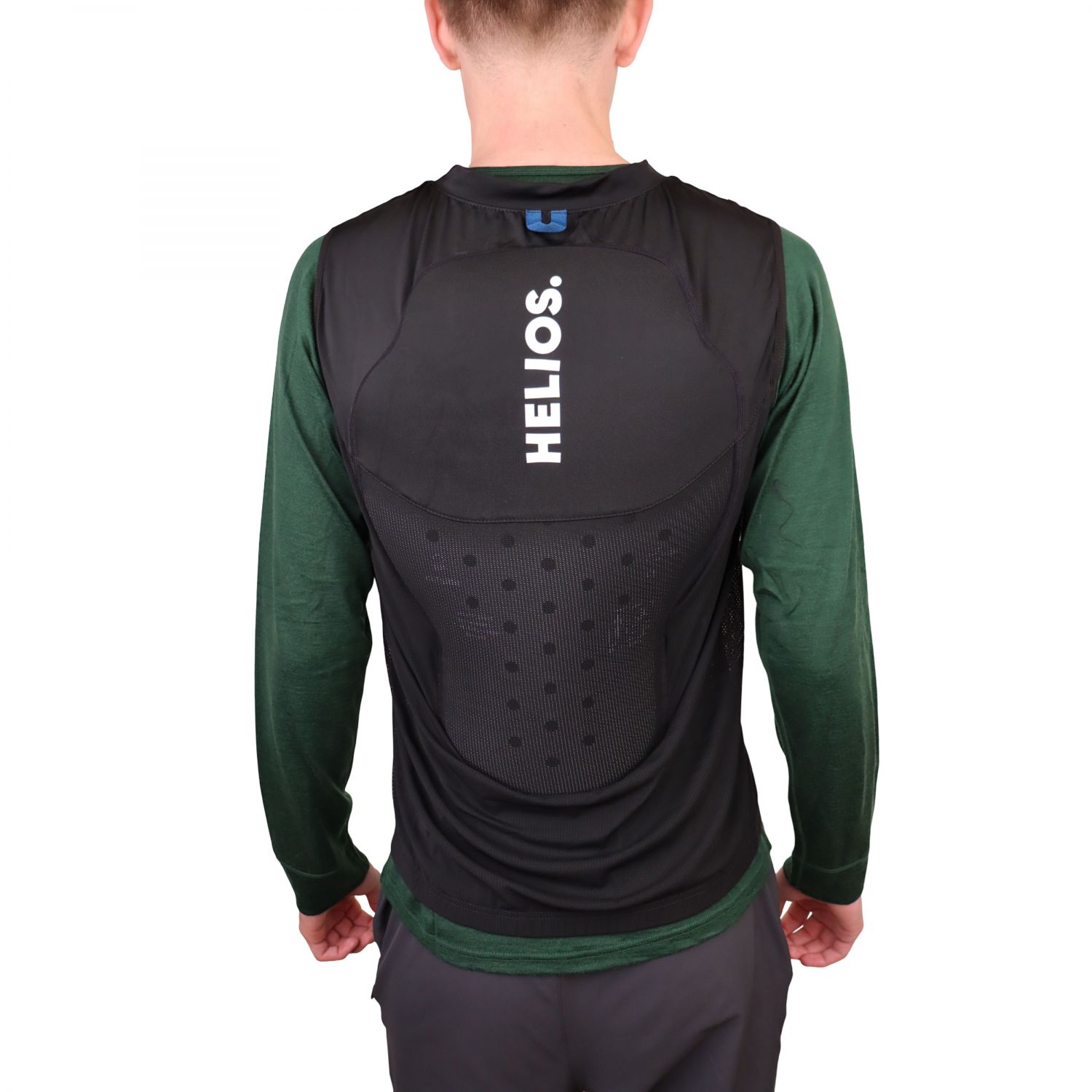 Helios Peak Shield Vest, zadný štít, čierna