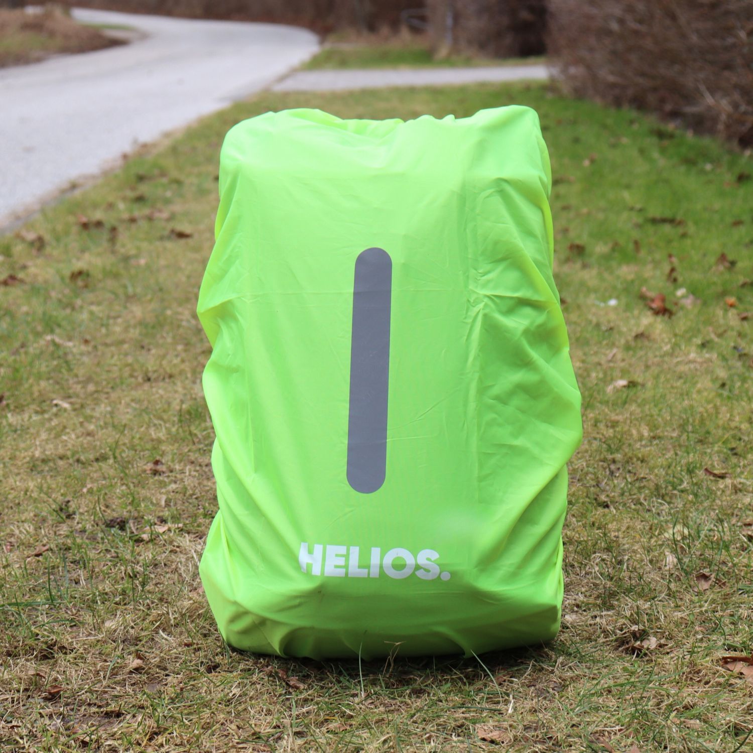 Helios rain cover for backpack, 35L, neon yellow