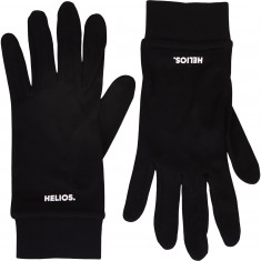 Helios Silk Glove, guantes interiores, negro