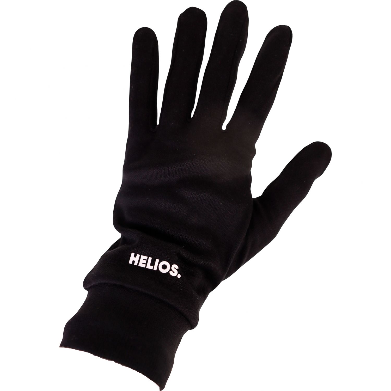 Helios Silk Glove, guantes interiores, negro