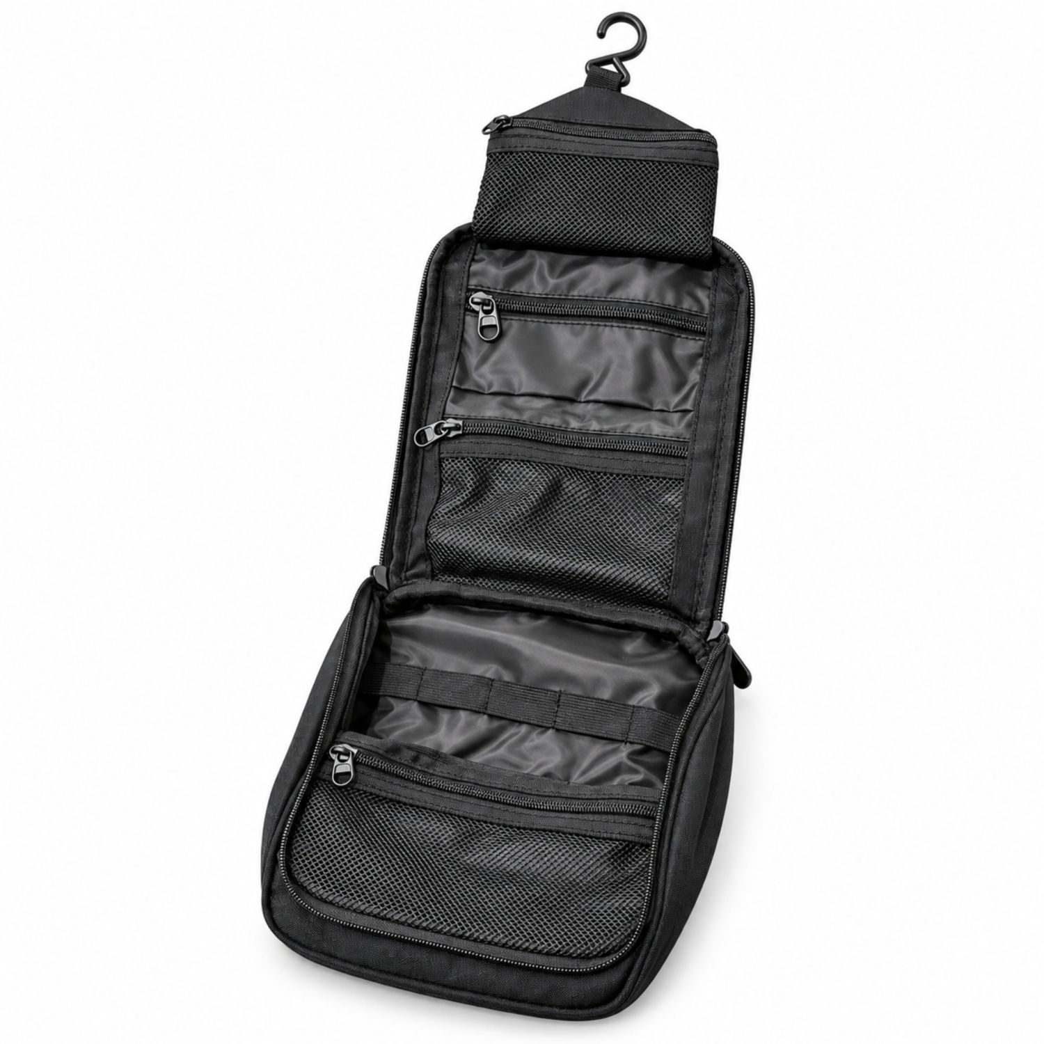 Helios Solar Wash Bag, bolsa de higiene, preta