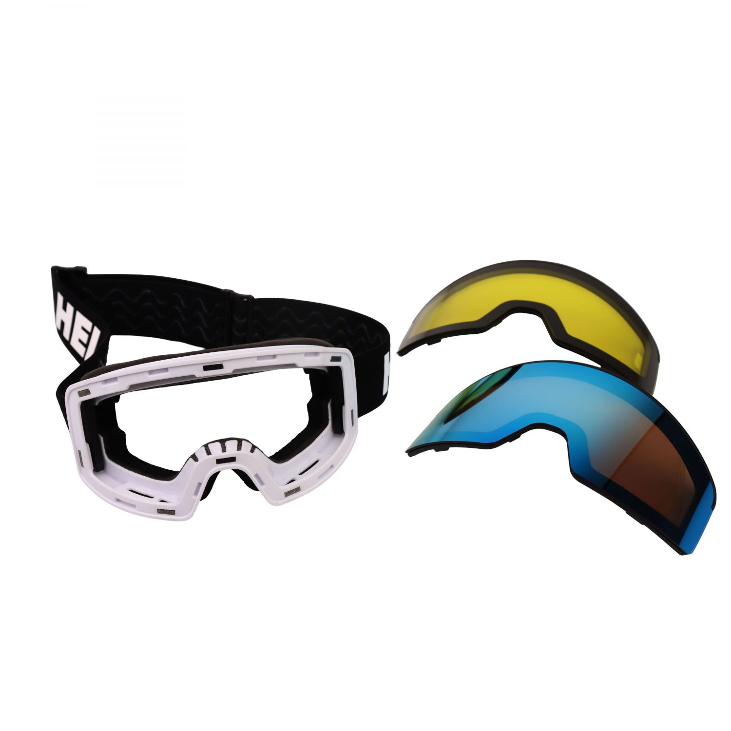 Helios Spark Kids Magnet, skibriller, junior, blå/hvid