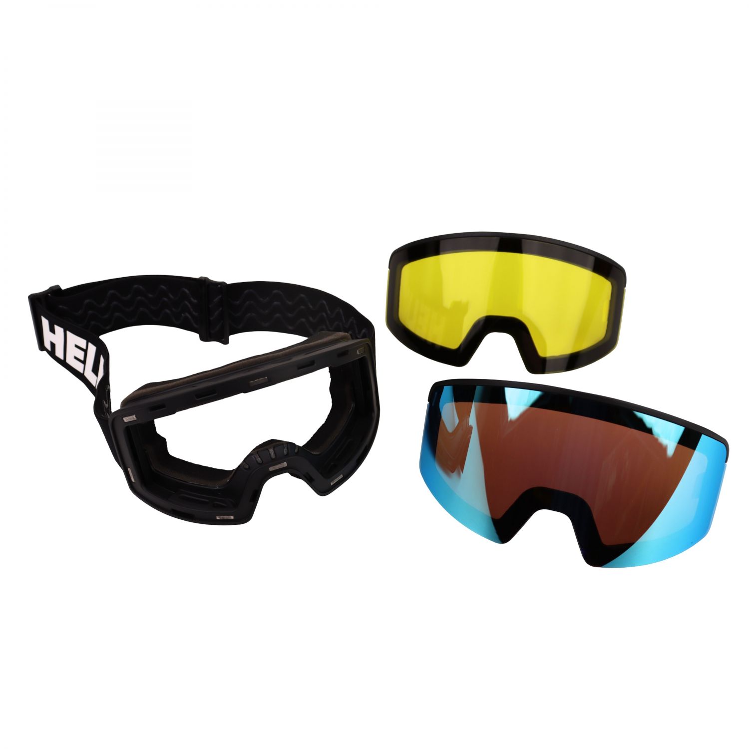 Helios Spark Kids Magnet, skibriller, junior, blå/sort