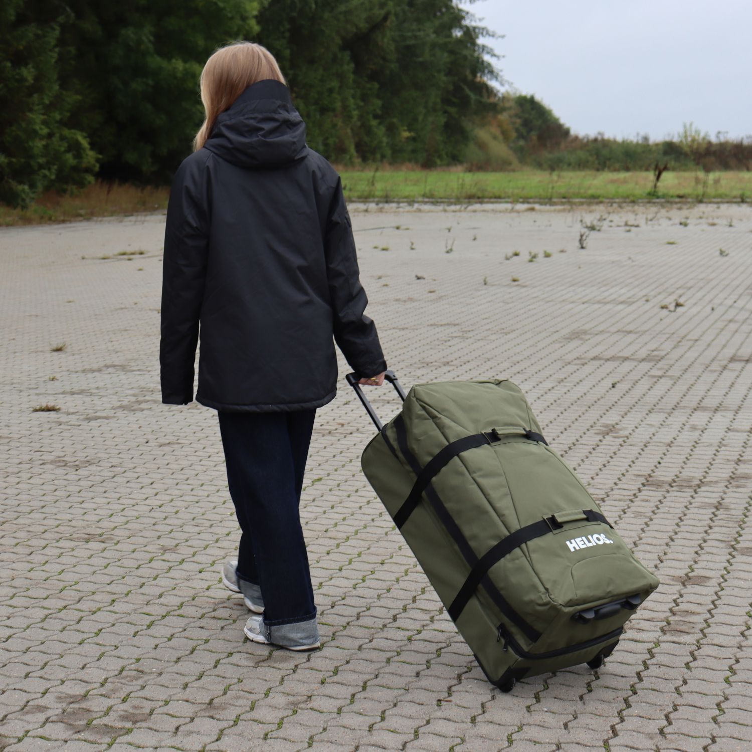 Helios The Grand Roller Bag, 85L, Green