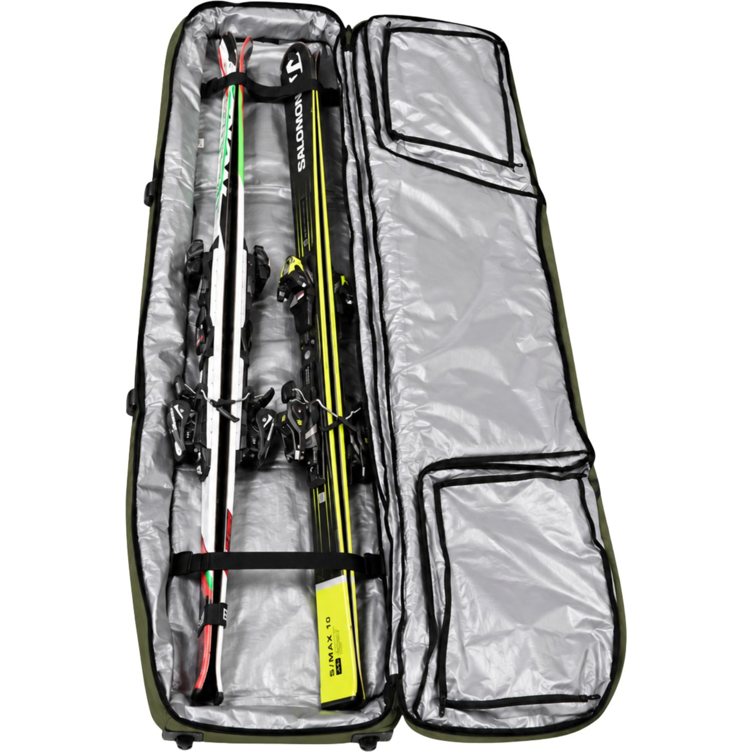 Helios The Grand Snow Roller Bag, sötétzöld
