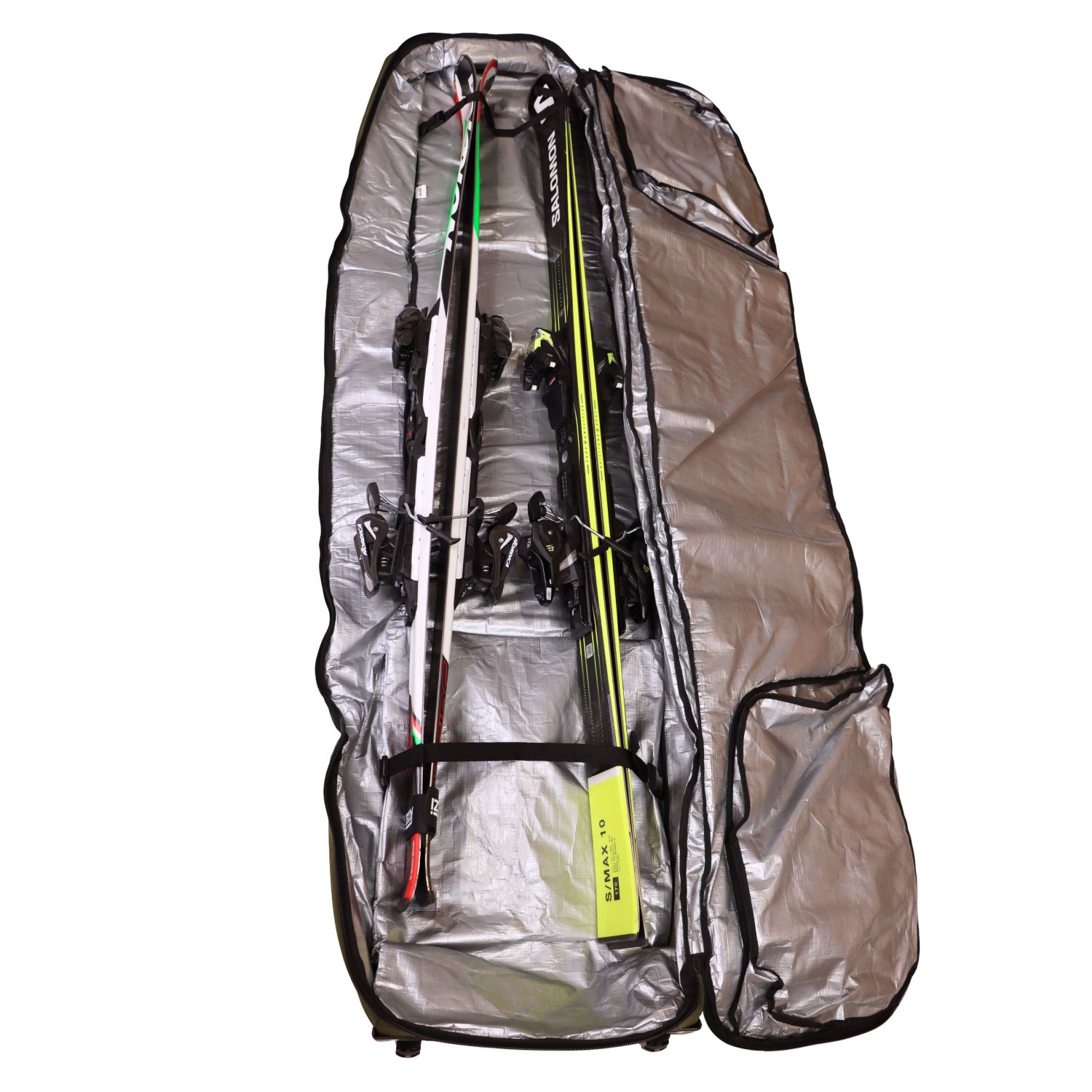 Helios The Grand Snow Roller Bag, verde escuro