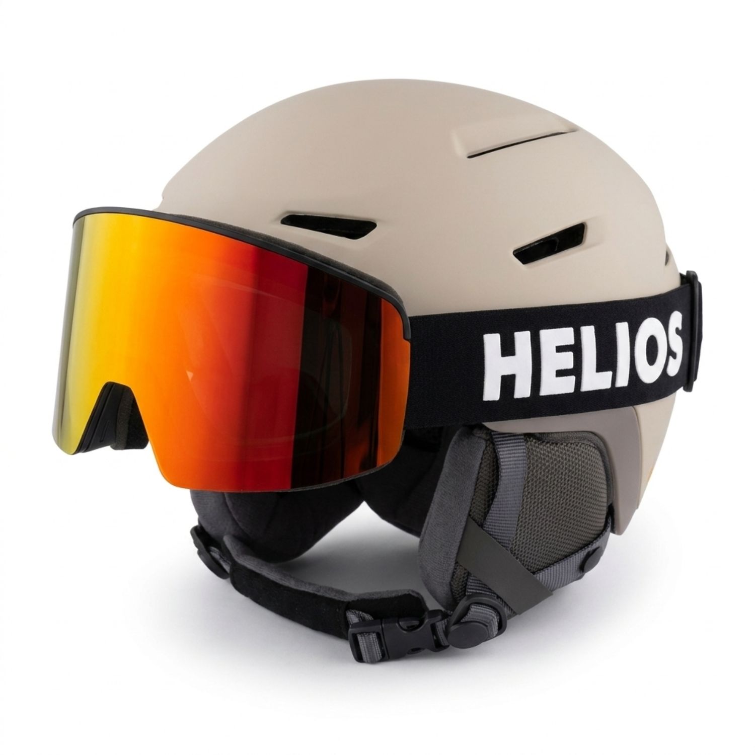 Helios View Magnet, ski goggles, black/red