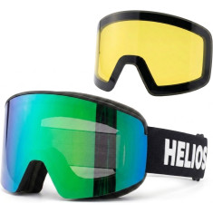 Helios View Magnet, Skidglasögon, Svart/Grön