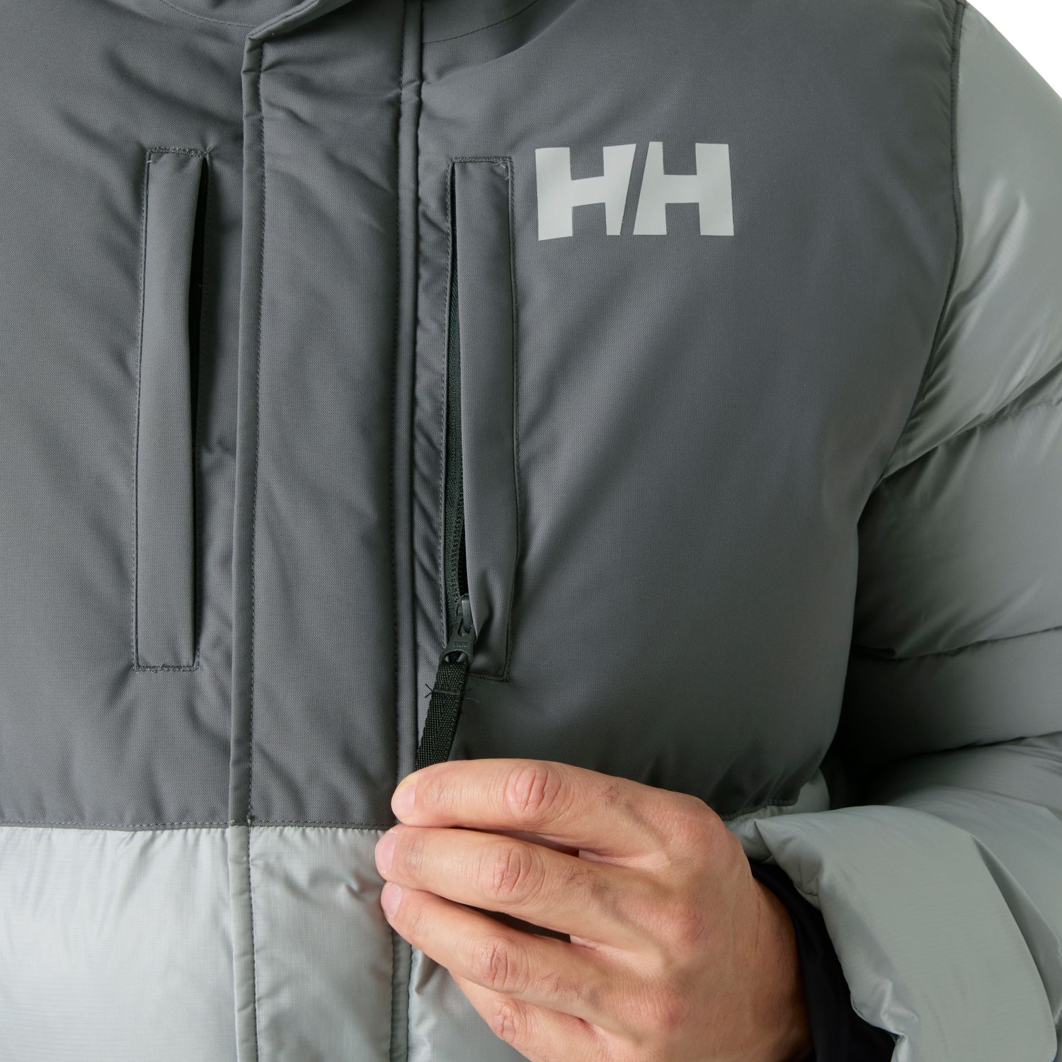 Helly Hansen Active Puffy Long, parka, masculino, cinza