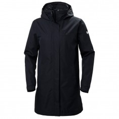 Helly Hansen Aden, impermeabile lungo isolato, blu scuro