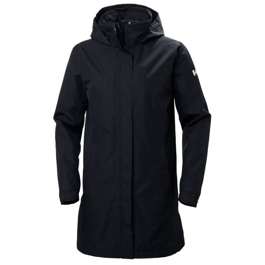 Helly Hansen Aden, impermeabile lungo isolato, blu scuro