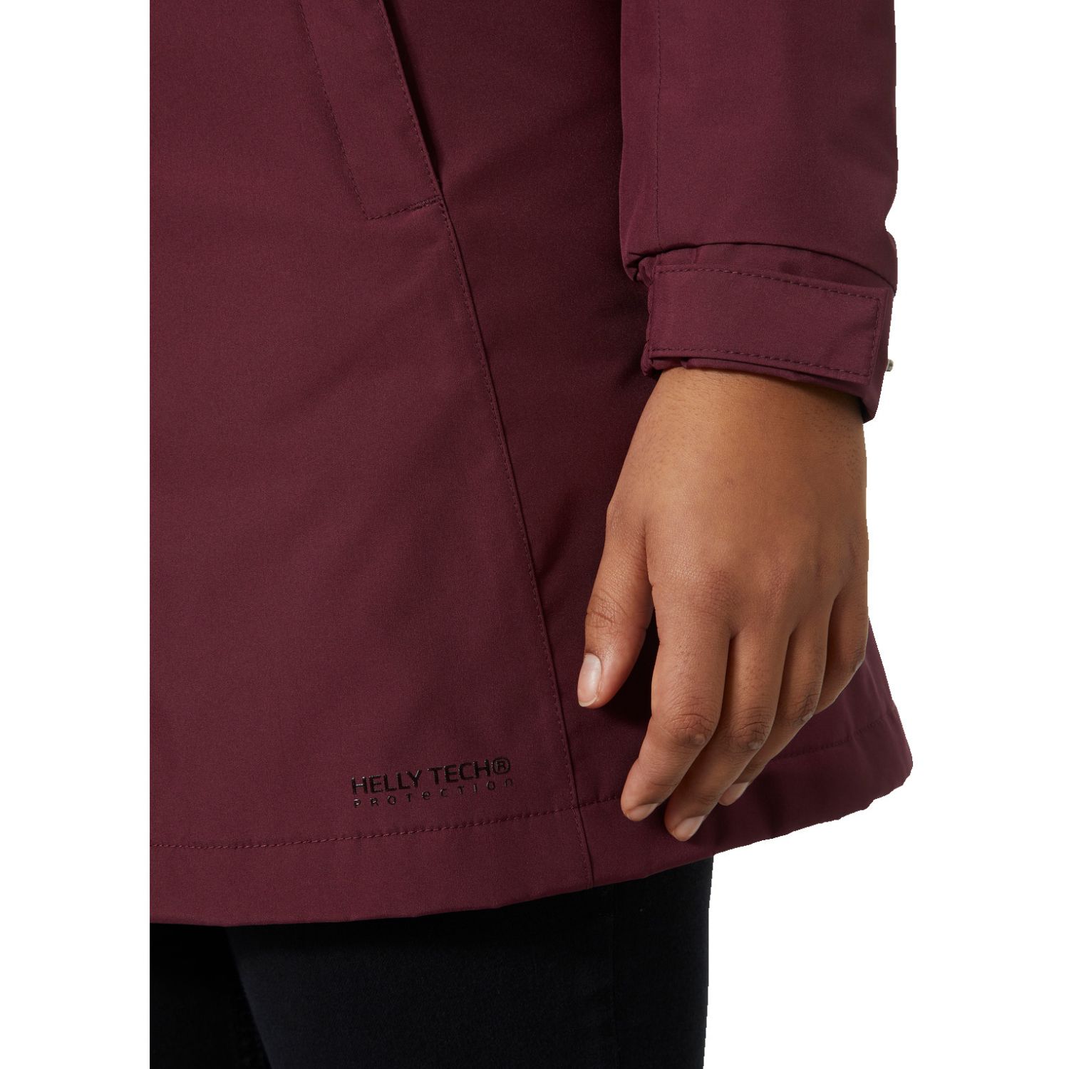 Helly Hansen Aden Insulated, impermeabile, donna, rosso scuro