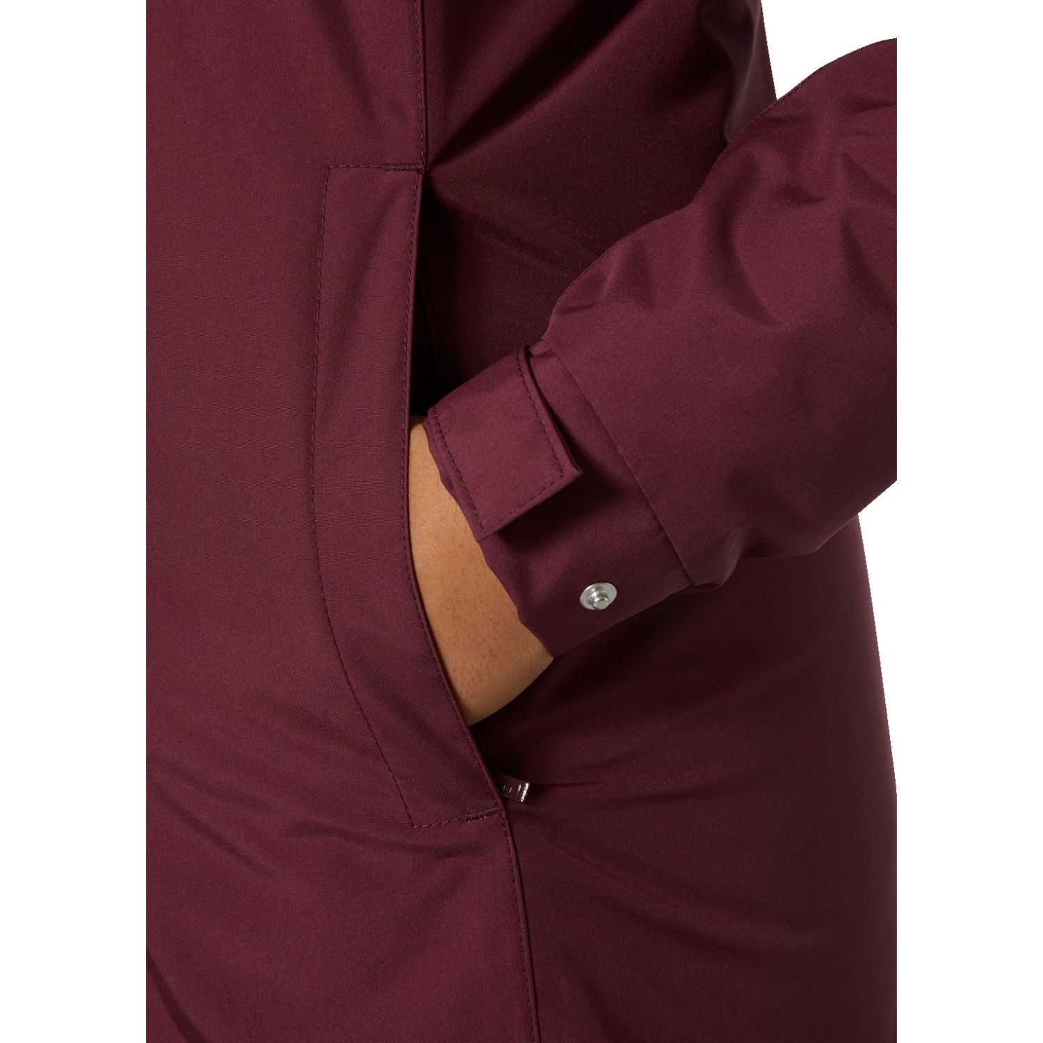 Helly Hansen Aden Insulated, impermeabile, donna, rosso scuro