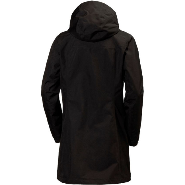 Helly Hansen Aden Long, impermeável, mulher, preto