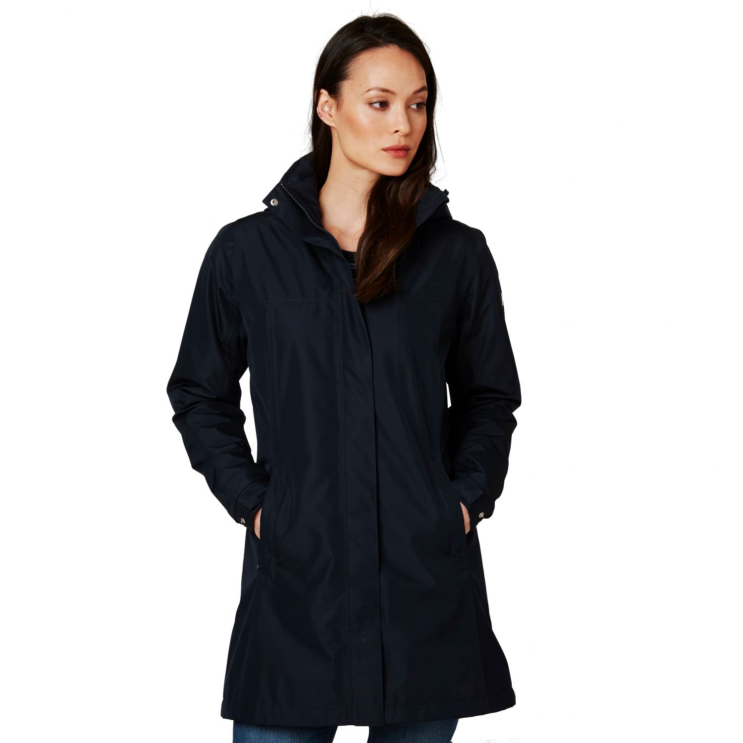 Helly Hansen Aden Long Insulated plášť do dažďa, tmavomodrý