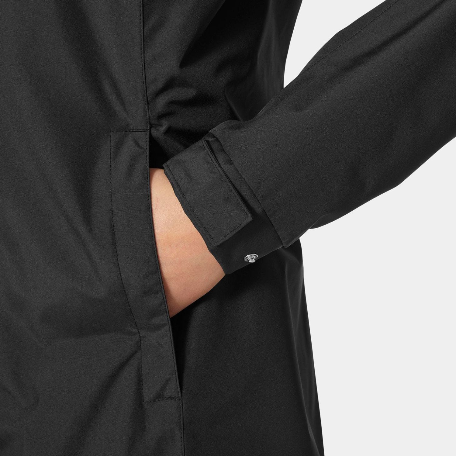 Helly Hansen Aden Long plášť do dažďa, dámsky, čierny