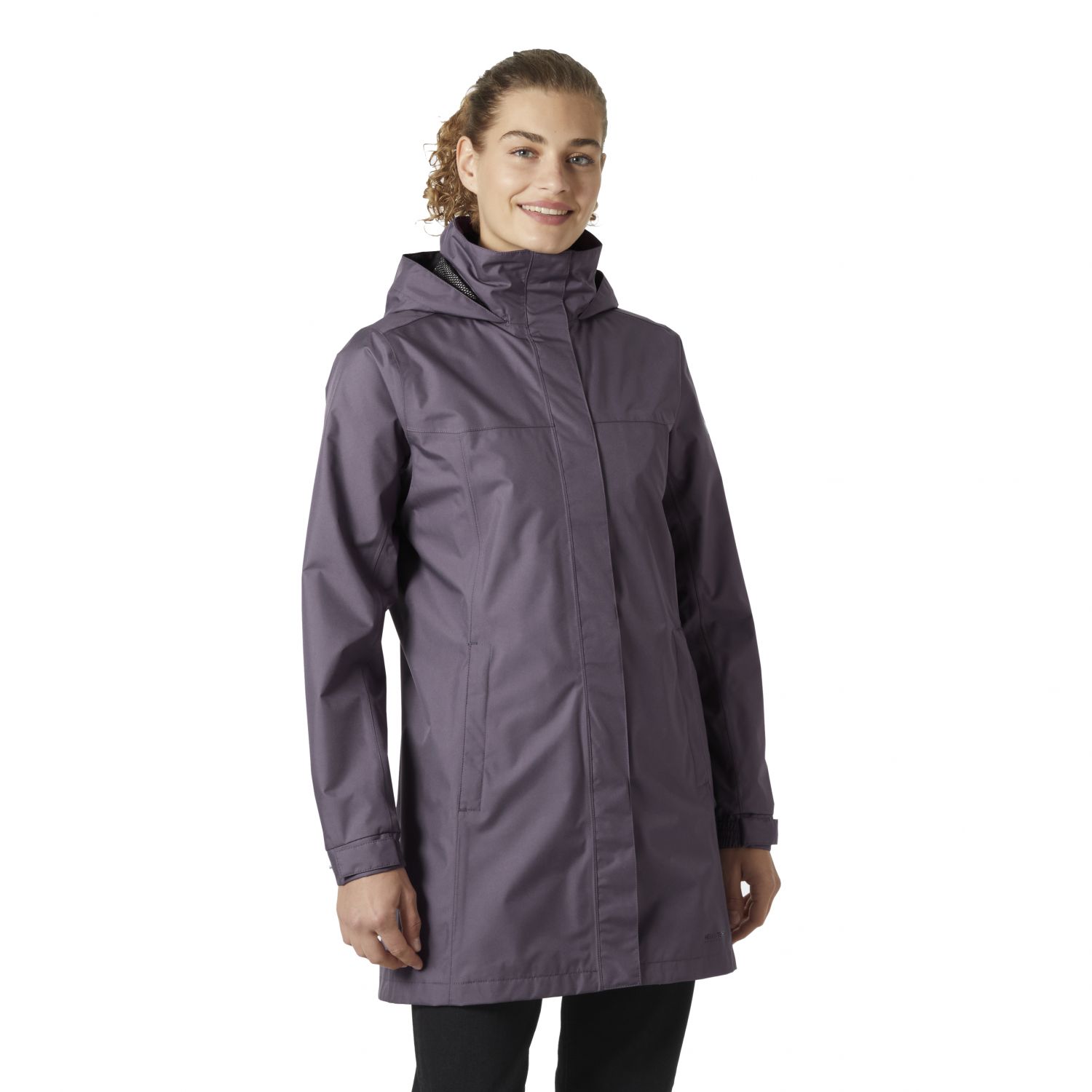 Helly Hansen Aden Long, Rain Jacket, women, smoked purple