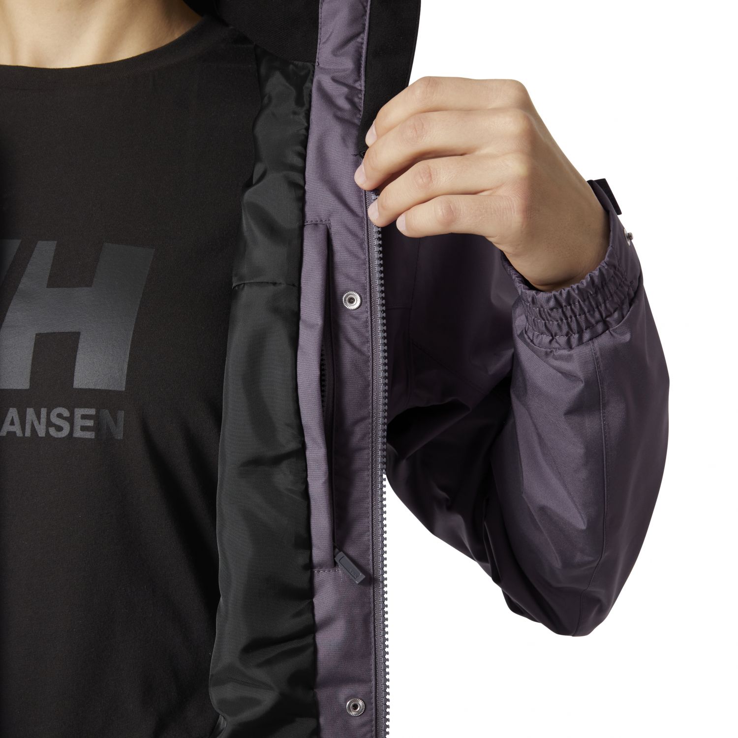 Helly Hansen Aden Long, Regnkappa, Dam, Lila