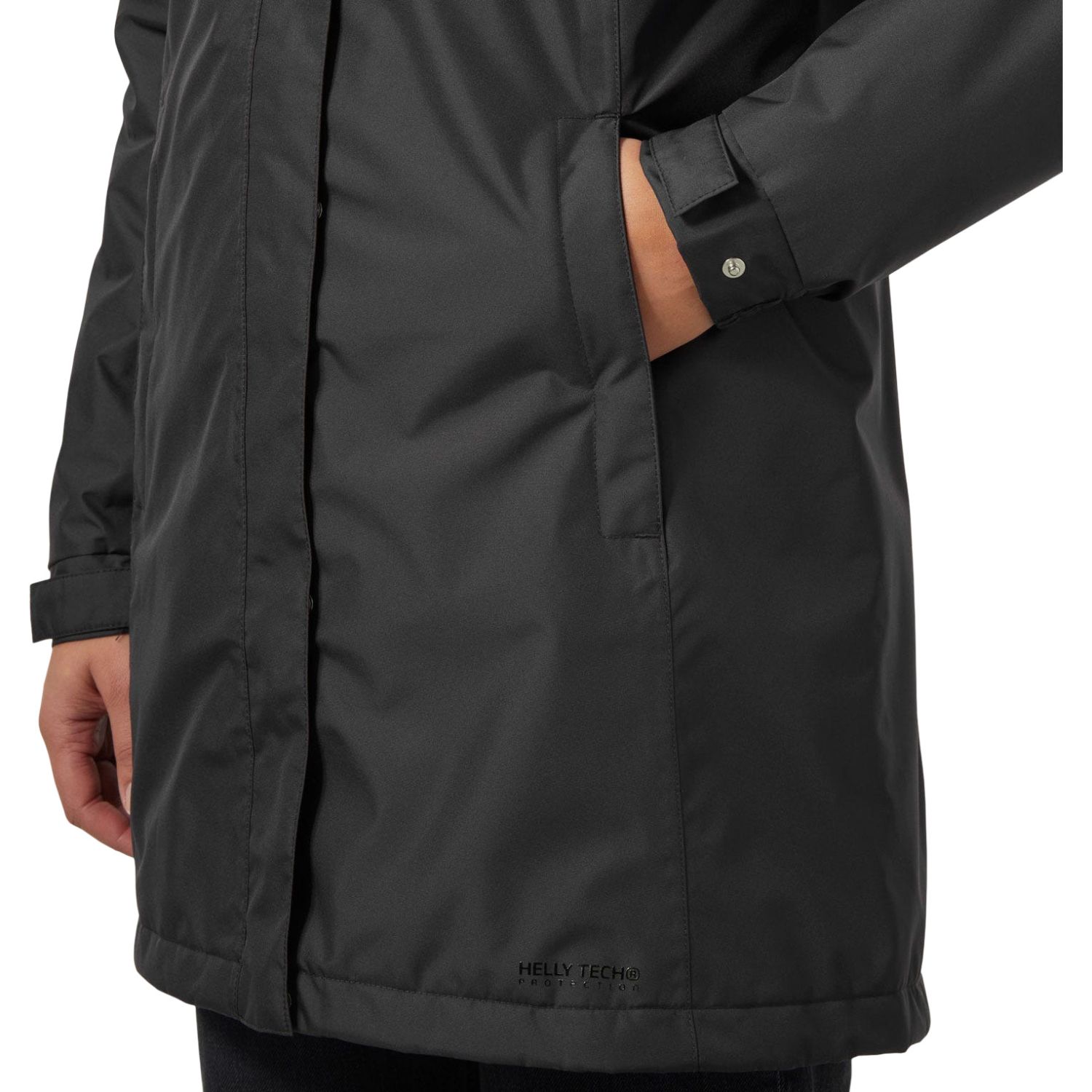 Helly Hansen Aden Long szigetelt esőkabát, fekete