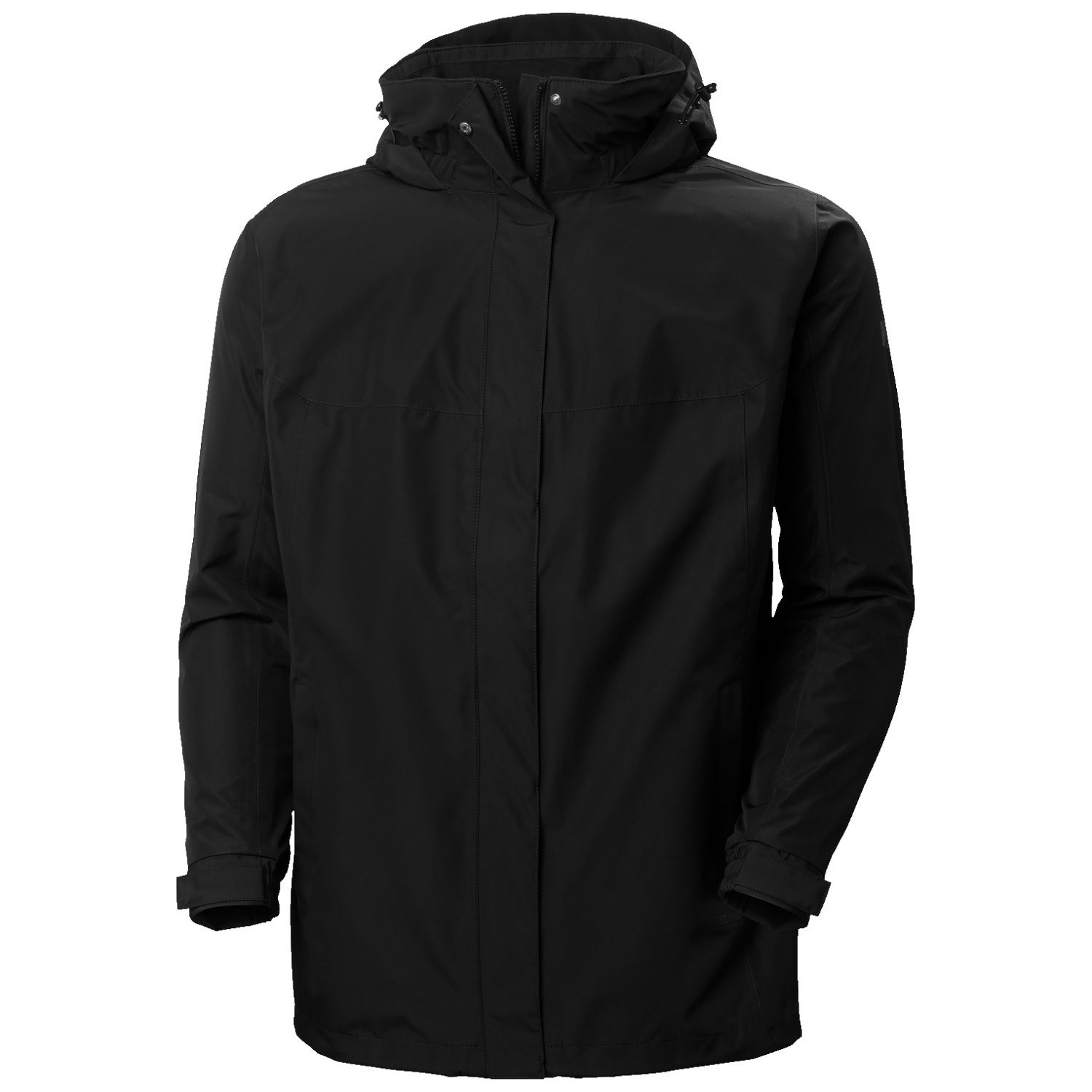 Helly Hansen Aden Plus, giacca antipioggia, donna, taglie forti, nero