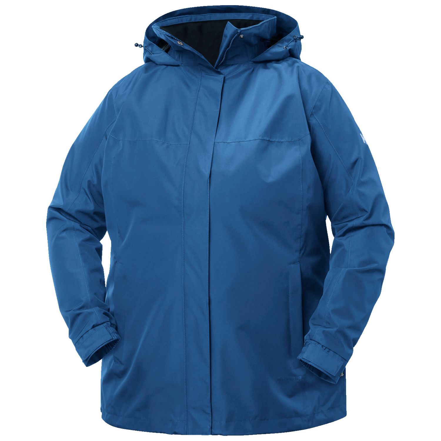 Helly Hansen Aden Plus, giacca da pioggia, donna, taglia forte, blu