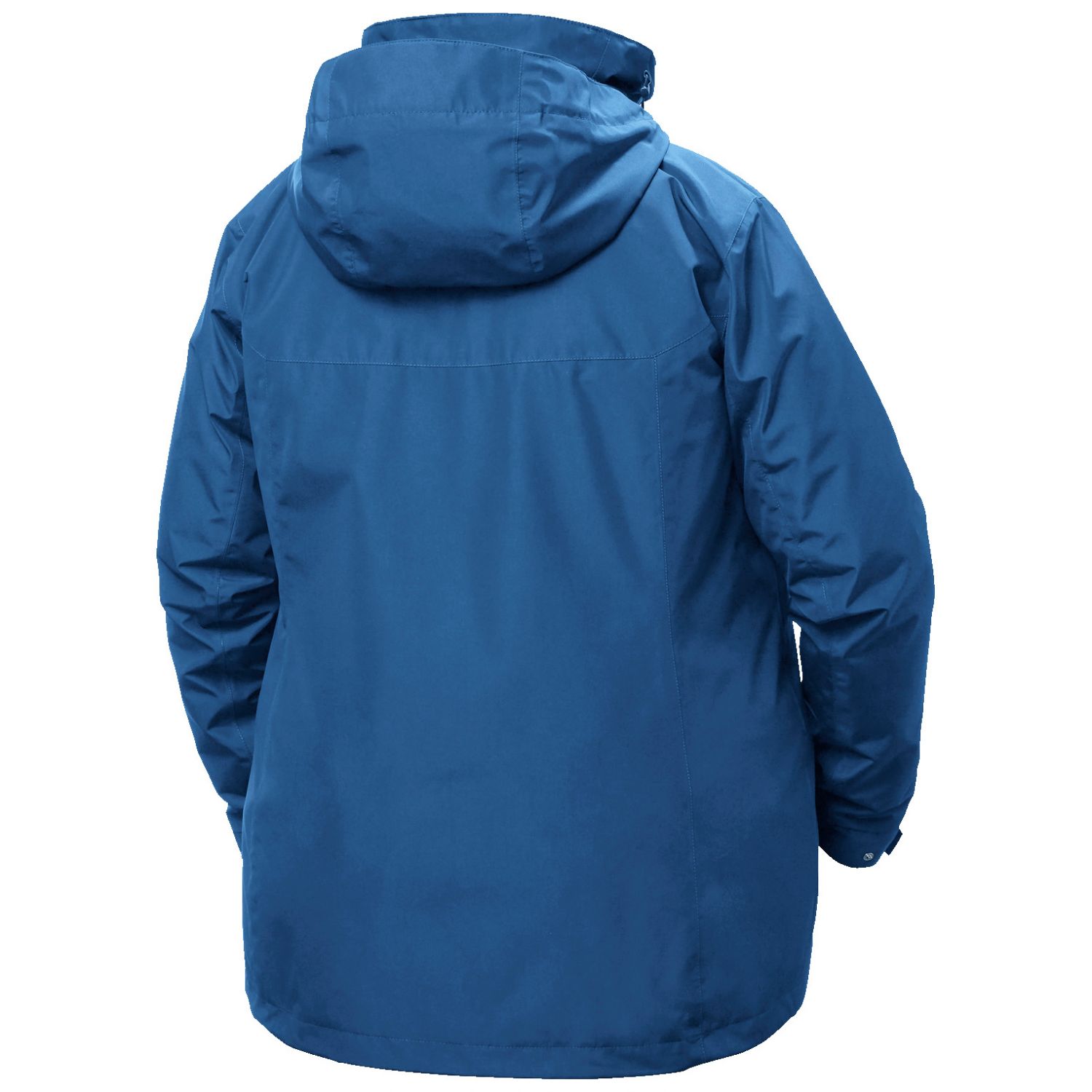 Helly Hansen Aden Plus, giacca da pioggia, donna, taglia forte, blu