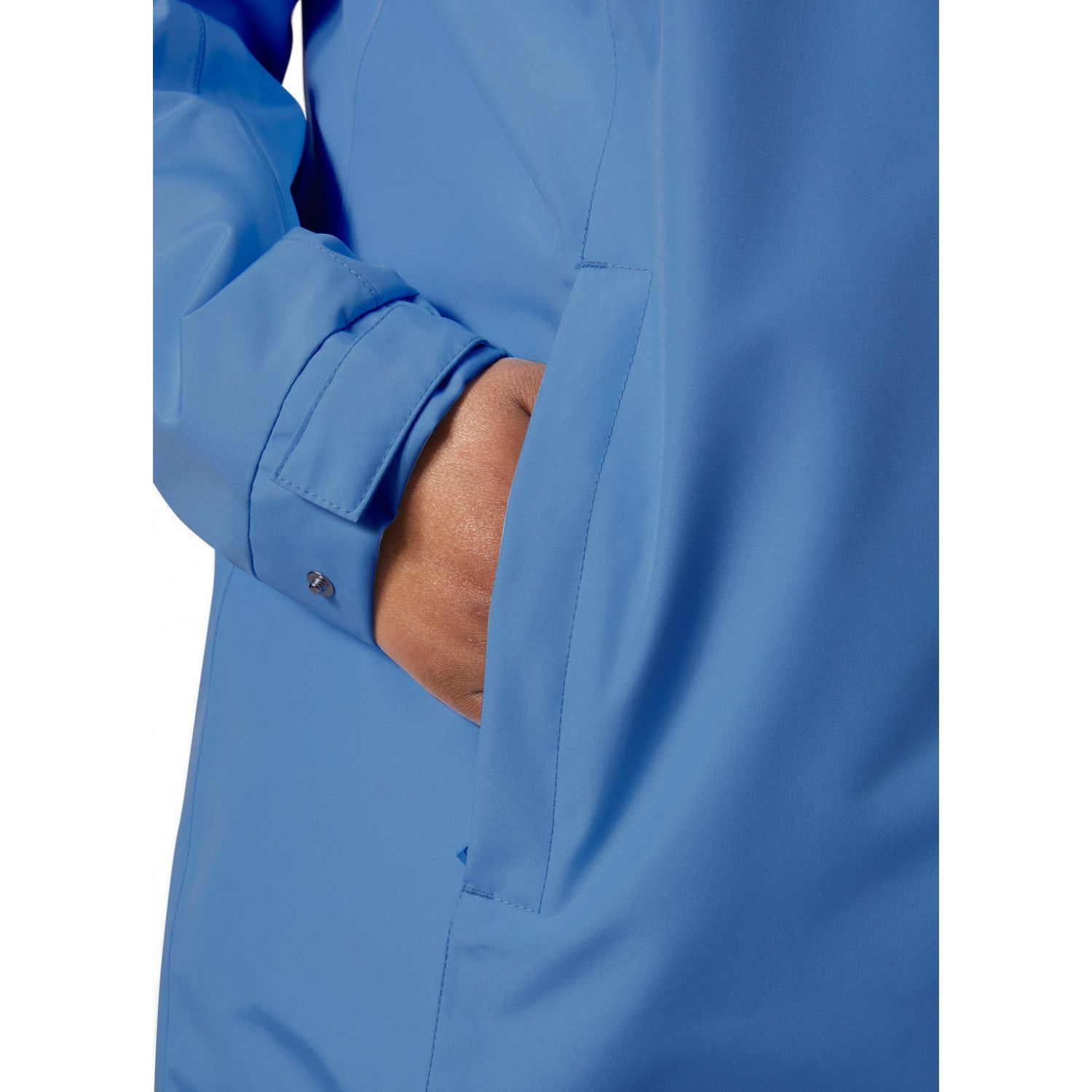 Helly Hansen Aden Plus, giacca da pioggia, donna, taglia forte, blu