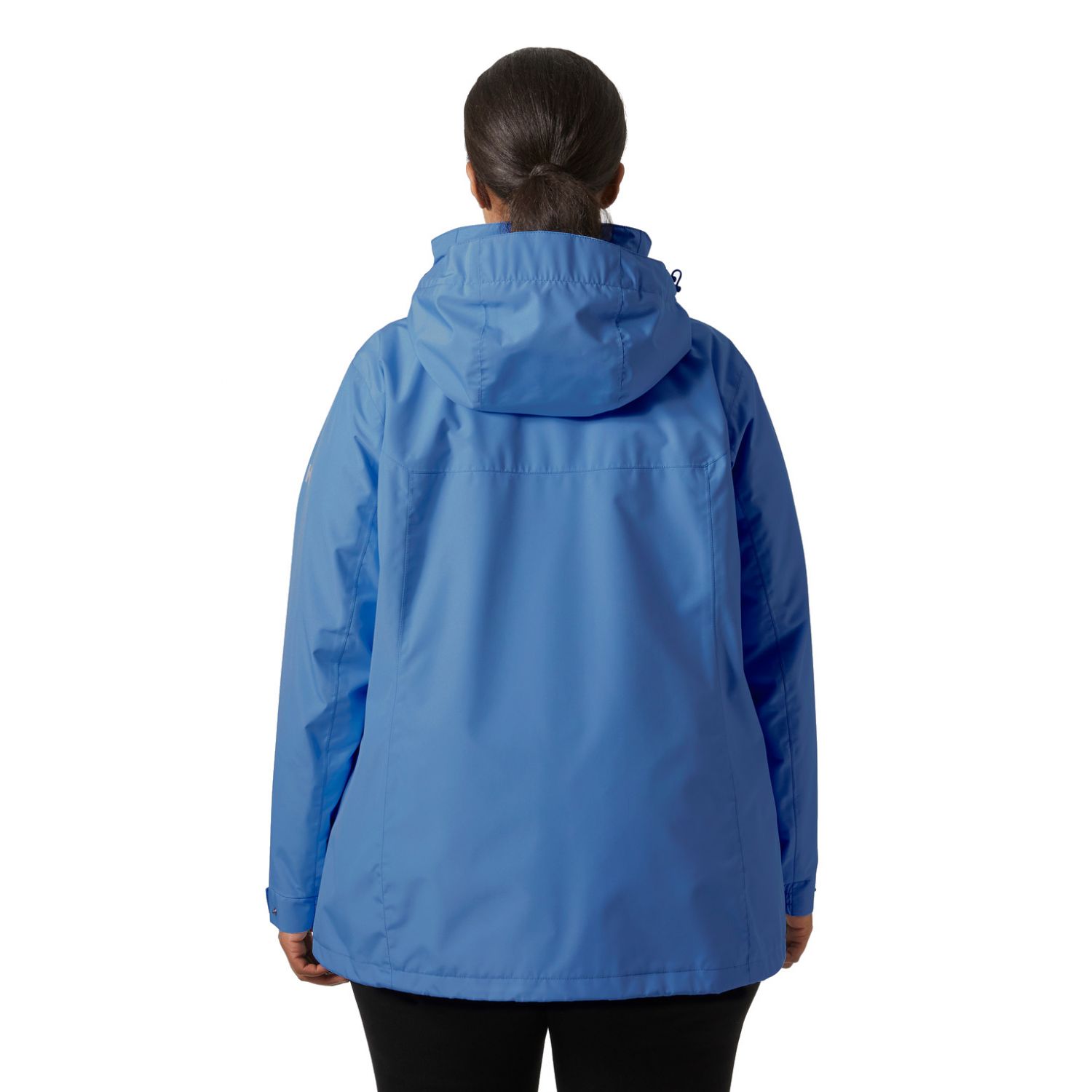 Helly Hansen Aden Plus, rain jacket, women, plus size, azurite