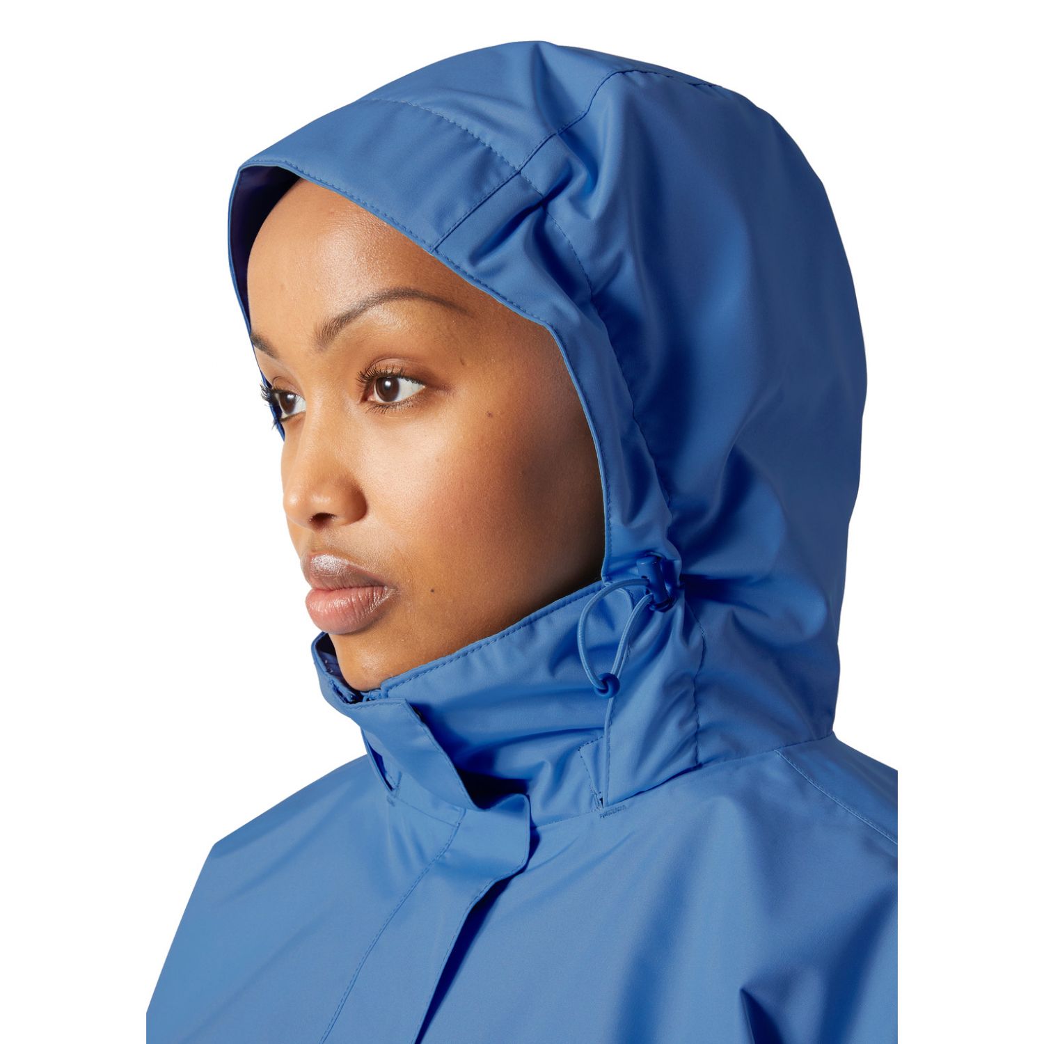 Helly Hansen Aden Plus, rain jacket, women, plus size, azurite