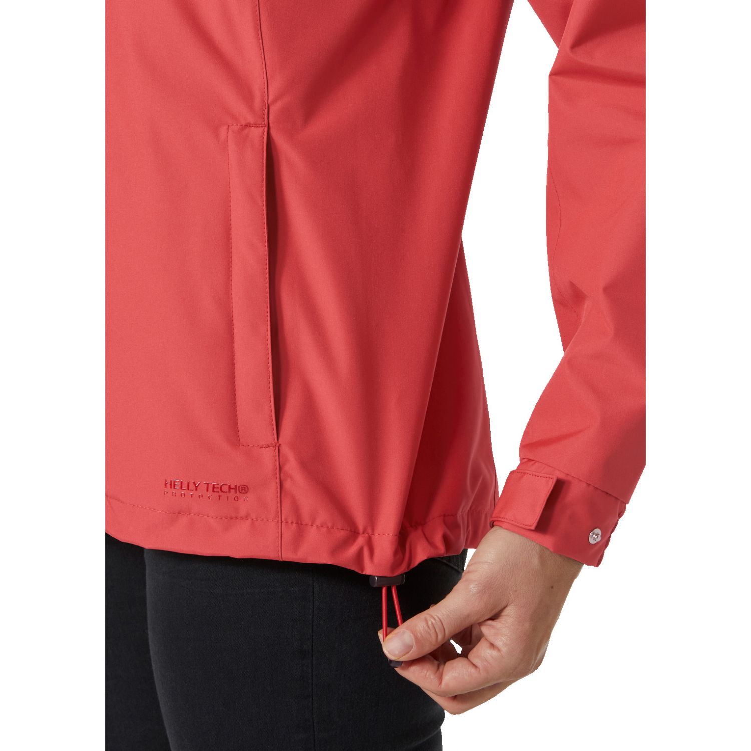 Helly Hansen Aden, rain jacket, women, poppy red