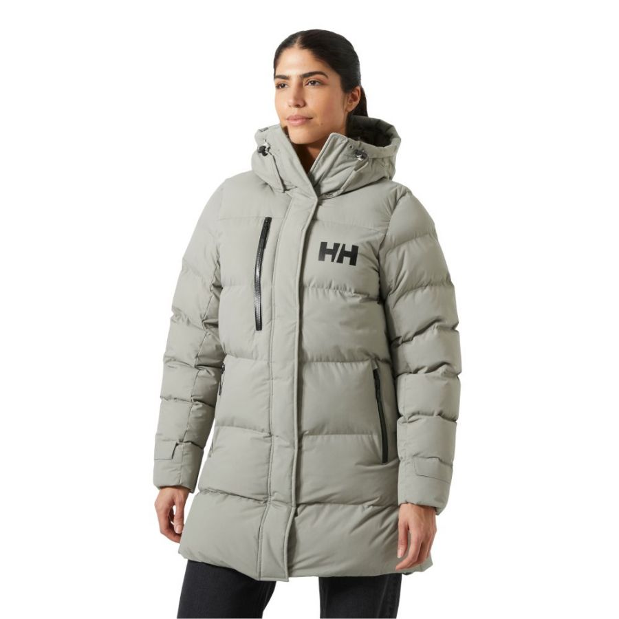 Helly Hansen Adore Puffy, dámska parka, svetlo šedá