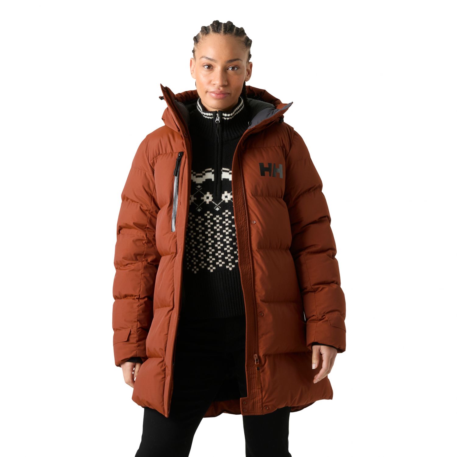 Helly Hansen Adore Puffy, parka, feminino, marrom