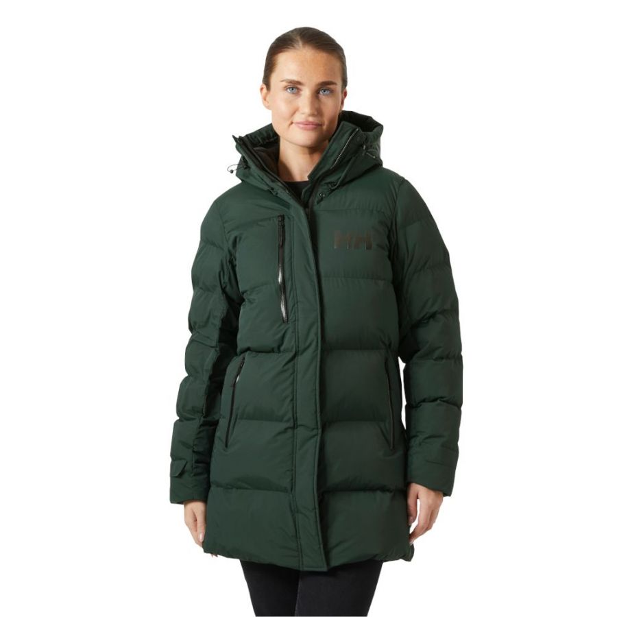 Helly Hansen Adore Puffy, parka, feminino, verde-escuro