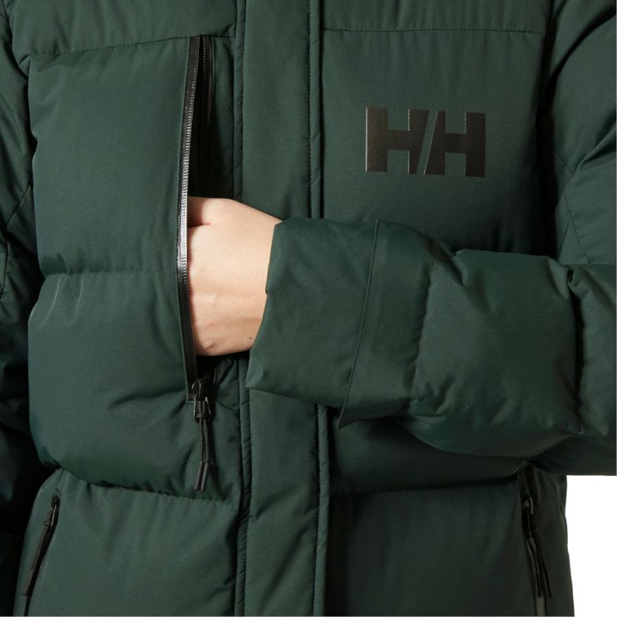 Helly Hansen Adore Puffy, parka, femme, vert foncé