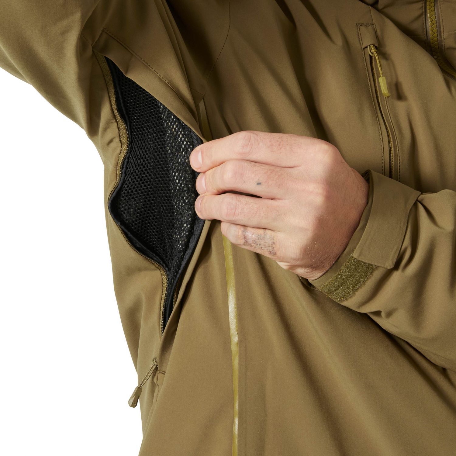 Helly Hansen Alpha 4.0, casaco de esqui, homem, castanho